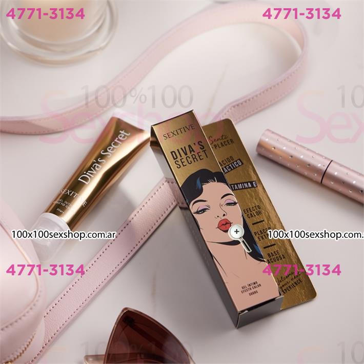 Gel intimo diva's secret efecto calor de 30g